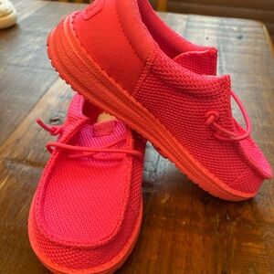 Hey Dude Pink Kids Sneakers